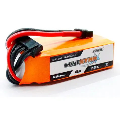 CNHL MiniStar 450mAh 6S 22.2V 70C LiPo Battery