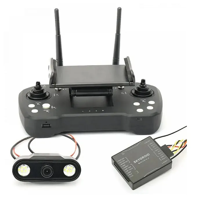 Skydroid T12 2.4GHz 12CH Radio with R12 Receiver & 3-in-1 Camera