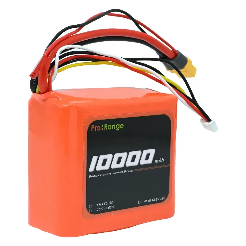 Pro-Range INR P50B 4S2P 14.8V 10000mAh 12C Li-ion Pack with XT-60