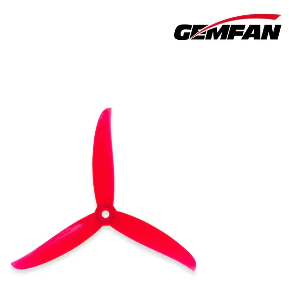 Gemfan VannyStyle 5136 Tri-Blade Propeller — Color: Red