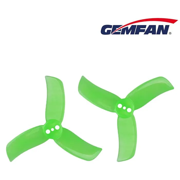 Gemfan Hulkie 2040 Durable 2" Tri-Blade Propeller (8 Pack — 4CW+4CCW)