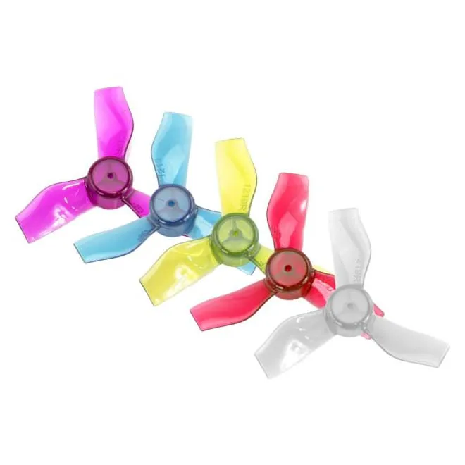 Gemfan 1219-3 31mm 3-Blade Whoop Propeller (1mm Shaft – Set of 8)