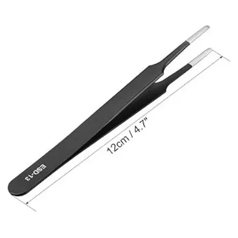 HRC40 Anti-Magnetic Stainless Steel ESD Tweezers