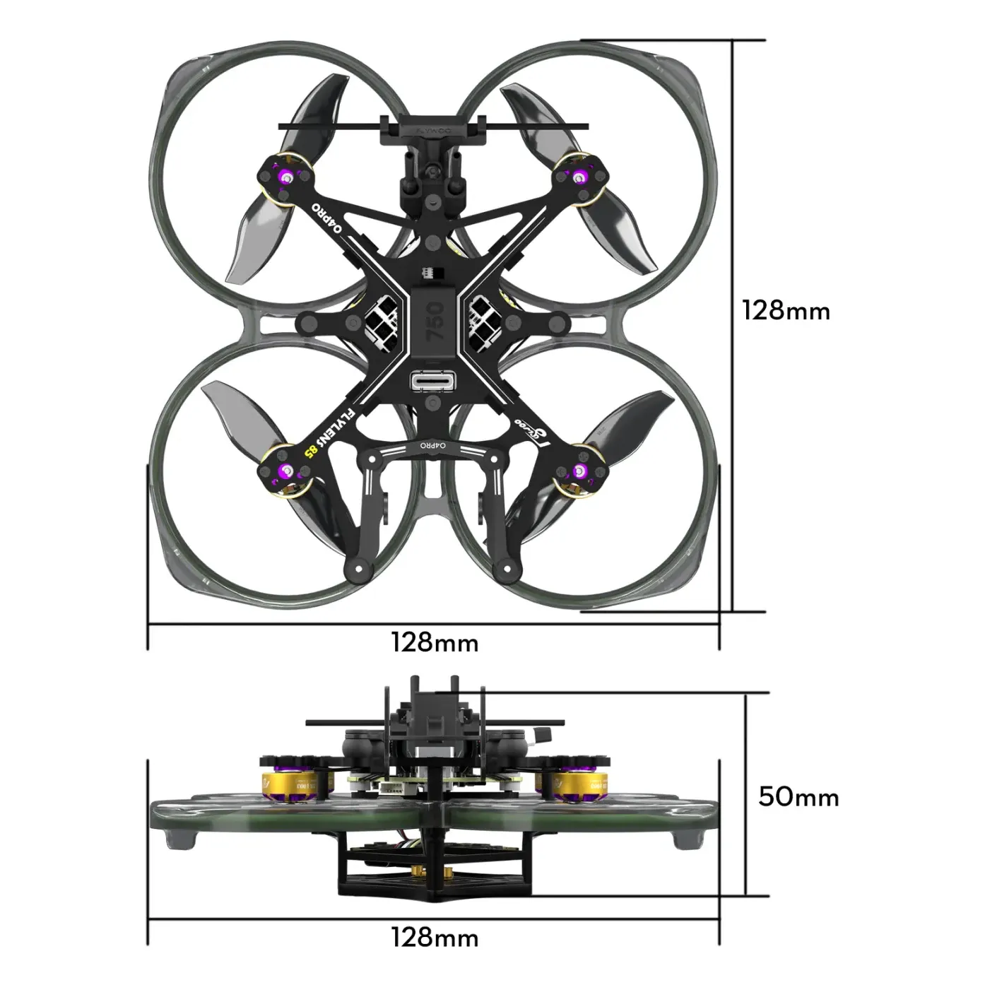 Flywoo Flylens 85 DJI O4 Wide 2S Whoop