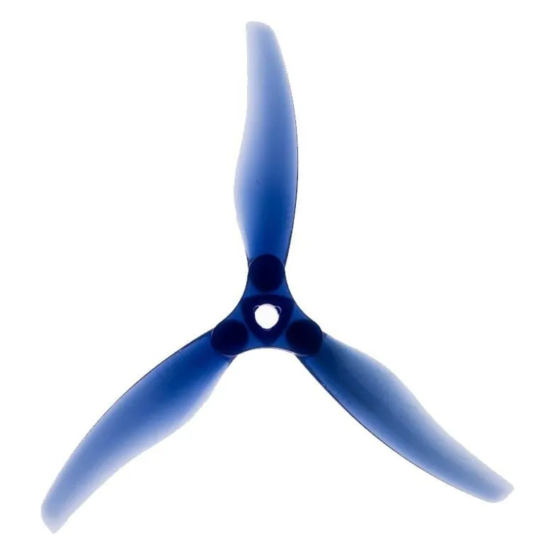 Gemfan Floppy Proppy F6030 3-Blade Propeller (Set of 4 — 2CW+2CCW) — Color: Blue