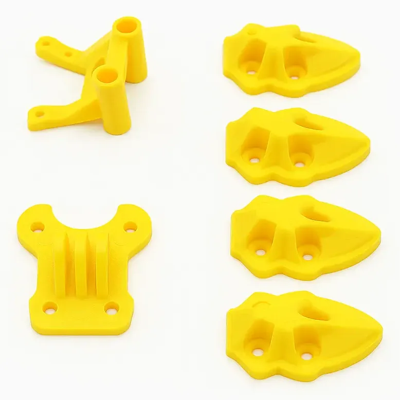 3D Printed PLA Camera Mount Kit for Mark4 7 Inch Frame (295/315mm) — Color: Yellow
