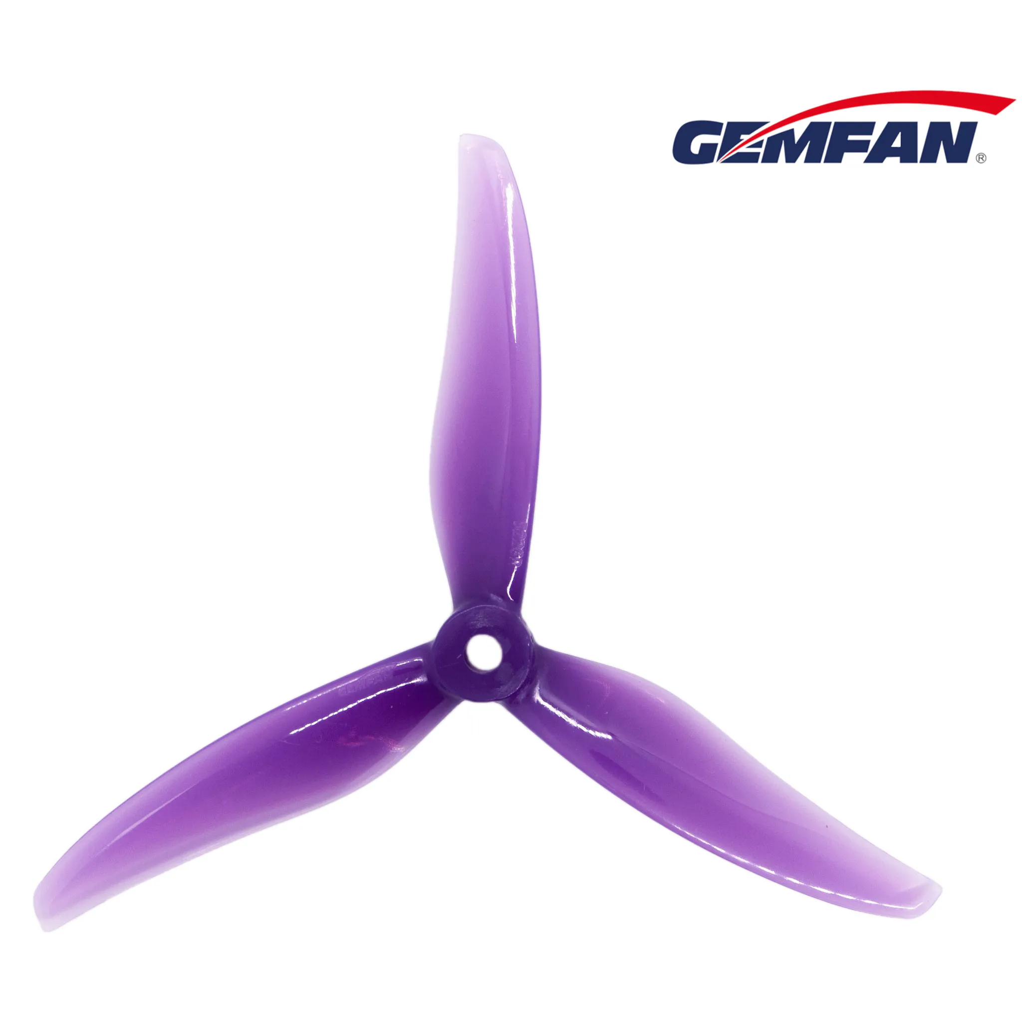 Gemfan Hurricane 5236 3-Blade Propeller (Set of 4 — 2CW+2CCW) — Color: Purple