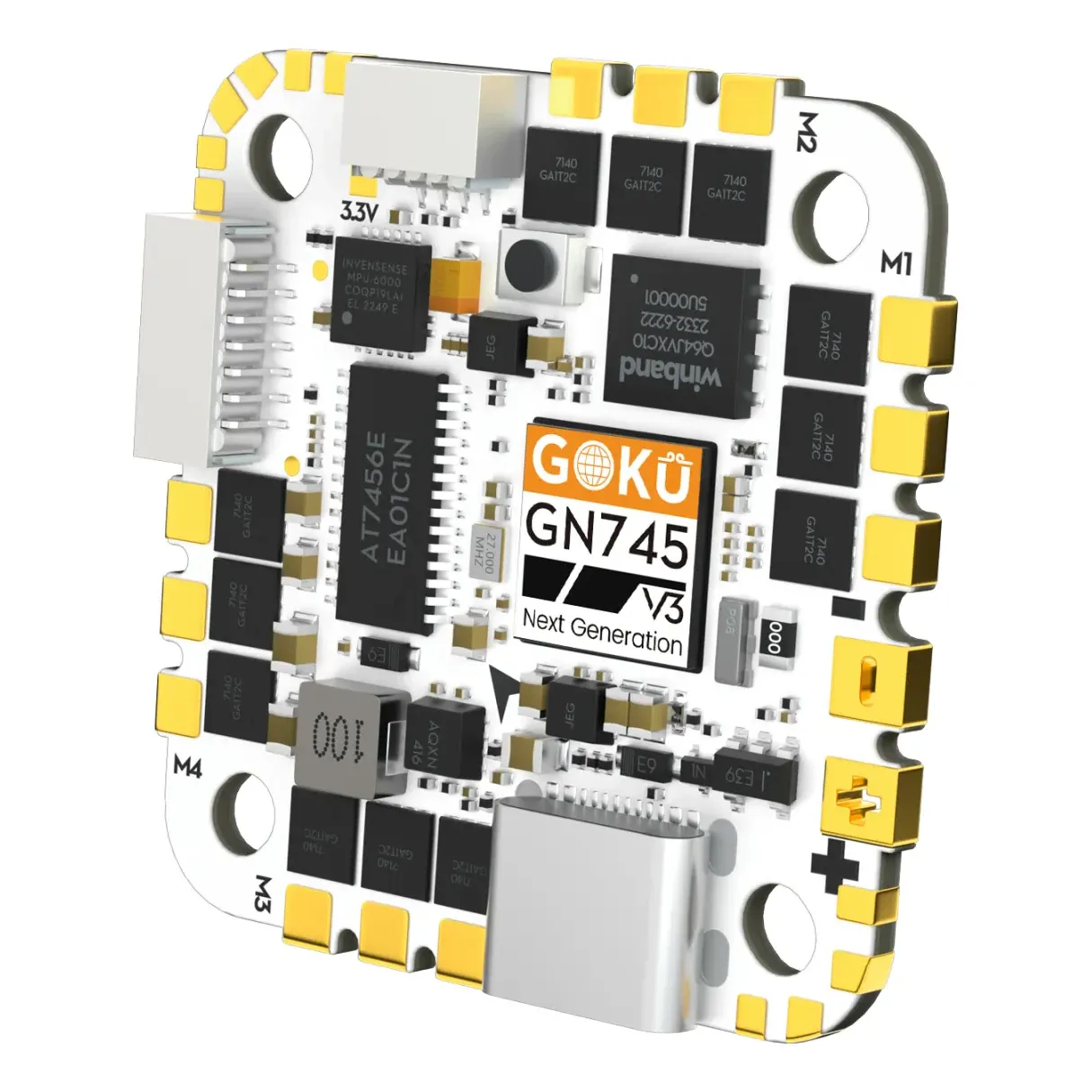 Flywoo GOKU GN745 V3 AIO Flight Controller + 45A 32-bit ESC (2-6S)