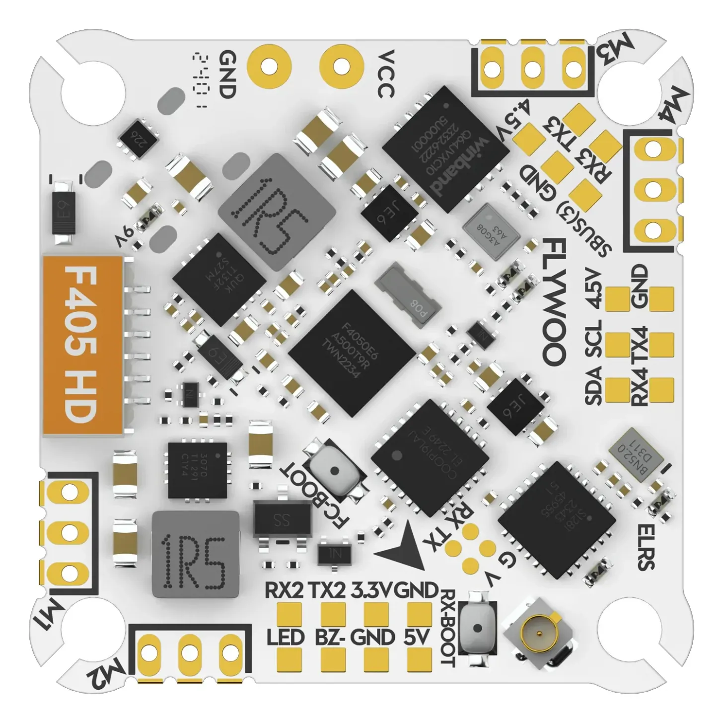GOKU F405 HD 1-2S 12A AIO ELRS V2 Whoop Board