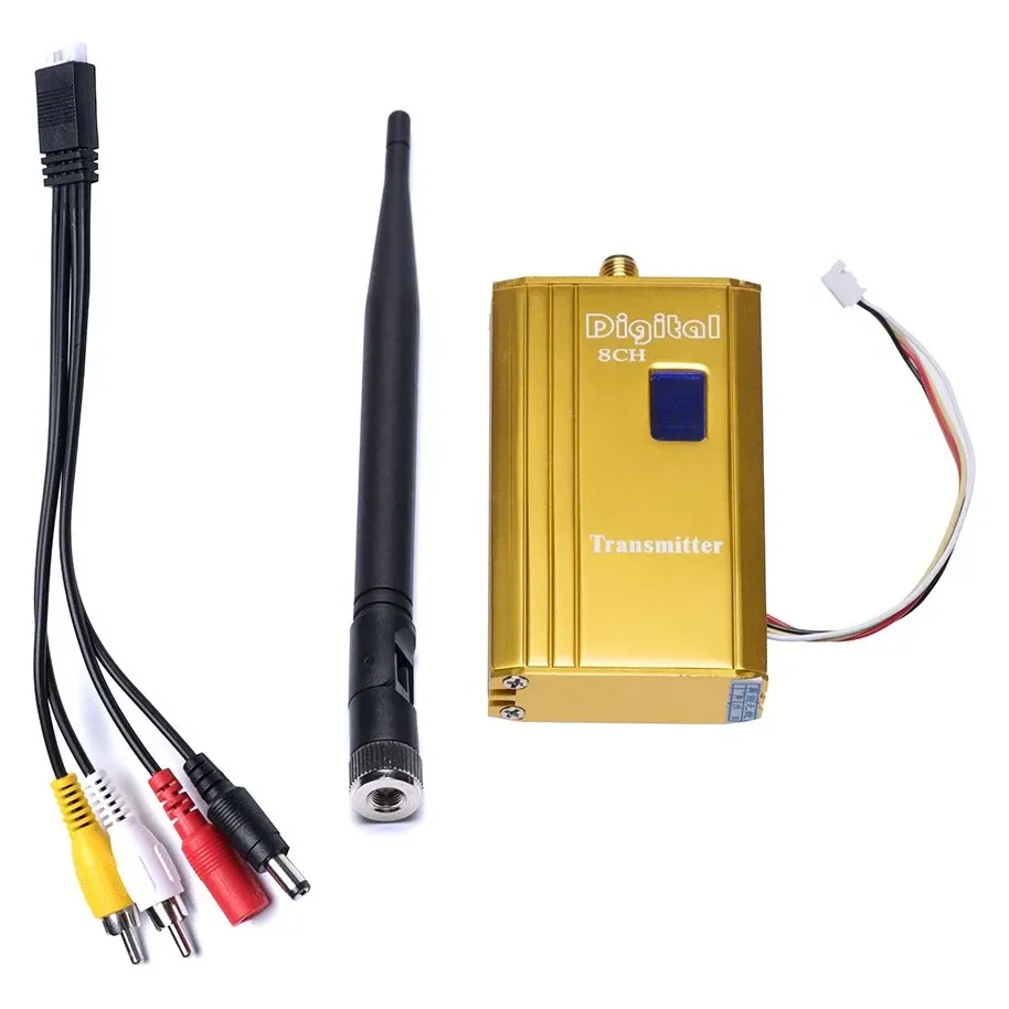1.2GHz 2W FPV Audio/Video 8CH Transmitter and 12CH Receiver Set