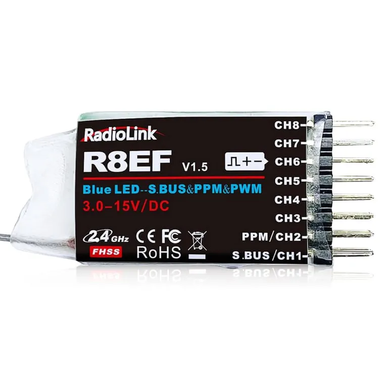 Radiolink R8EF 8-Channel 2.4GHz SBUS/PPM/PWM Receiver