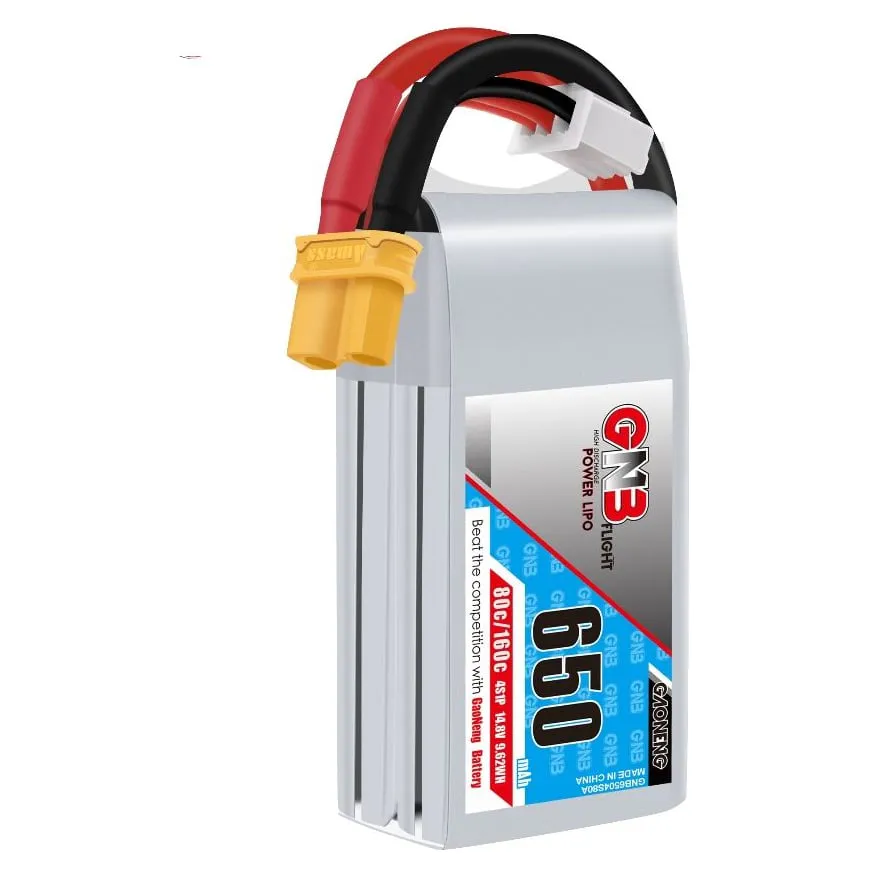GNB 650mAh 4S 80C LiPo Battery (XT30)