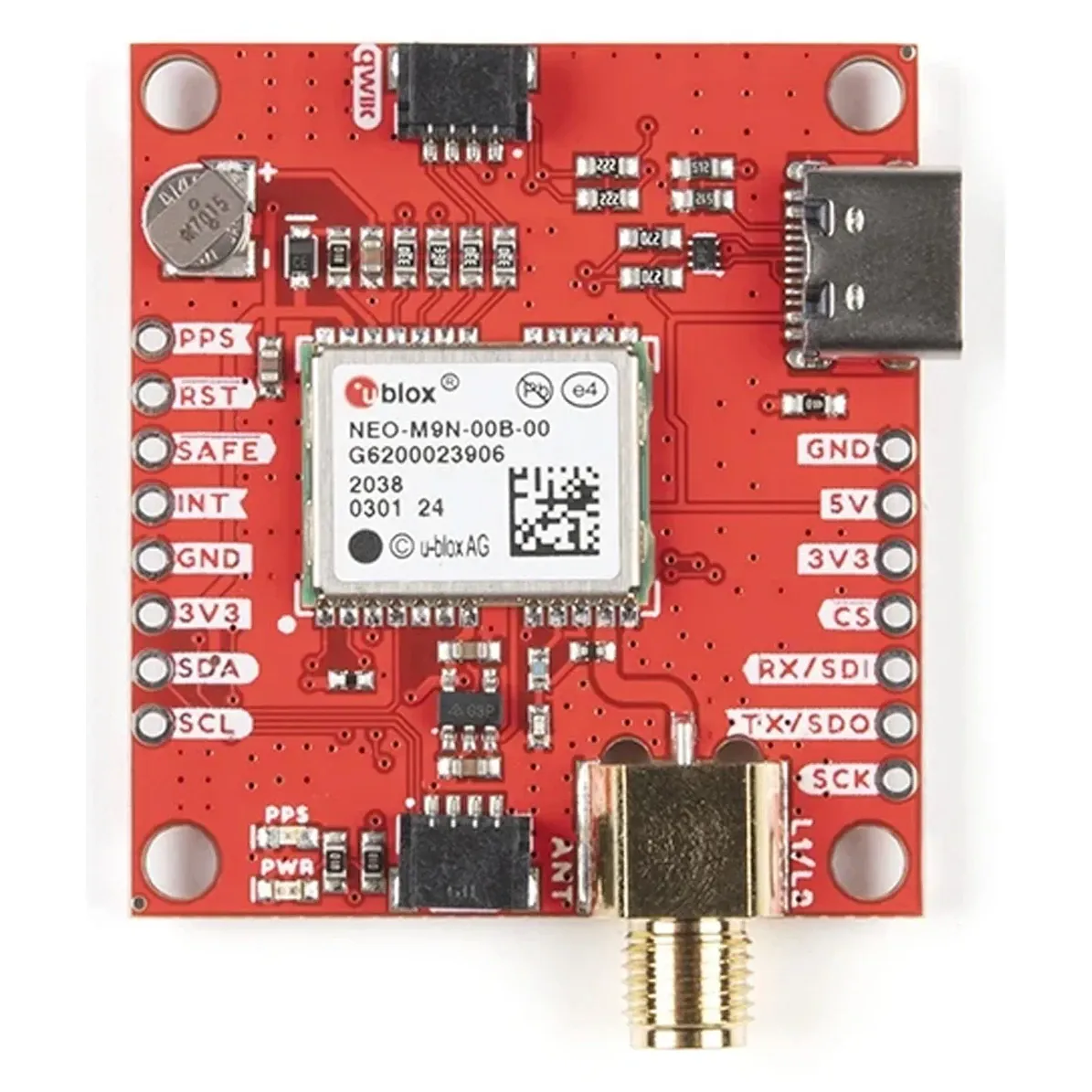 SparkFun NEO-M9N GPS Breakout with SMA and Qwiic