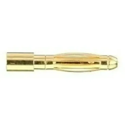 Gold Plated Copper Banana Bullet Connector 2-6mm, Male/Female