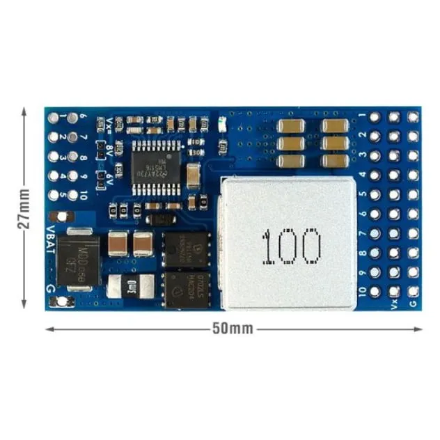 Matek Servo PDB with 12A BEC (9–55V to 5/6/8V, 12S)