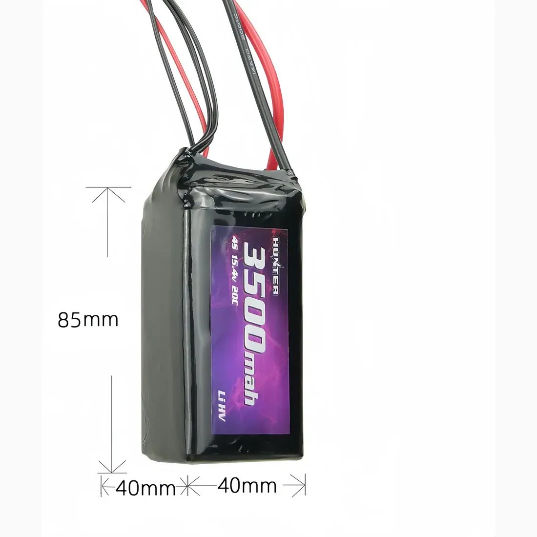 Hunter 4S HV 3500mAh 15.4V 20C LiPo Battery