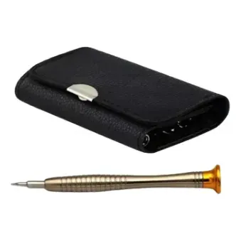 25-in-1 Precision Mini Screwdriver Kit with Leather Case