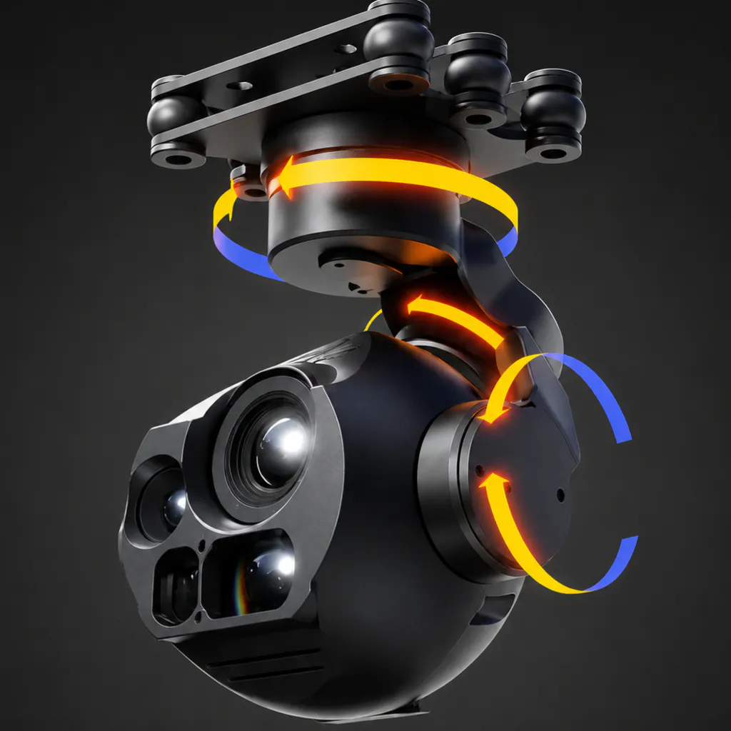 Skydroid C13 Triple-Sensor 3-Axis AI Tracking Gimbal Camera