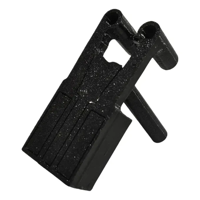 TS100 GPS Mount Type-B with DJI O4 Dual Antenna Holder for 7-Inch Frames — Color: Black