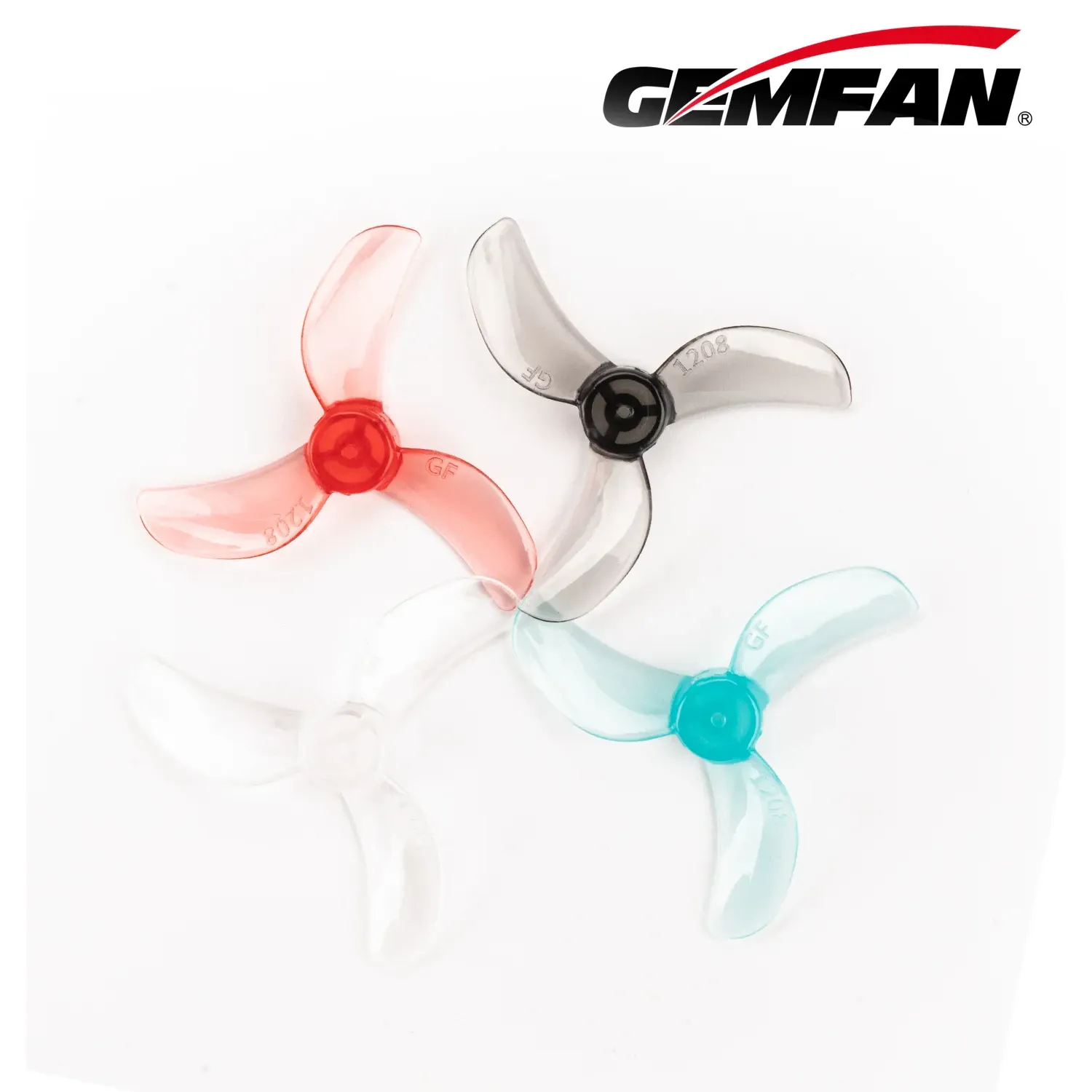 40mm 1608 3-Blade Polycarbonate Whoop Prop (1mm Shaft)
