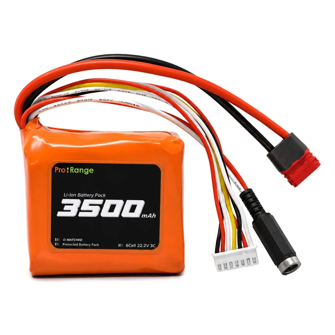 Pro-Range NMC N18650CP 6S1P 22.2V 3500mAh 3C Li-Ion Battery Pack