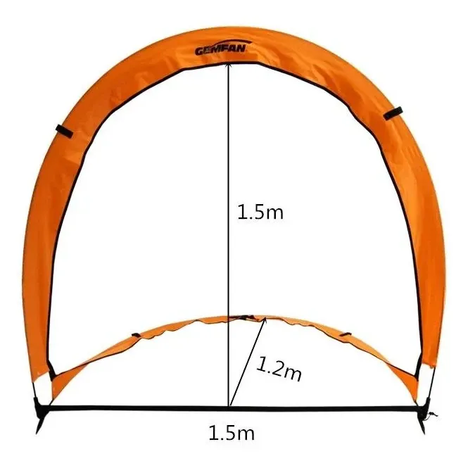 Gemfan Airgate for FPV Racing, Orange (150x150cm)