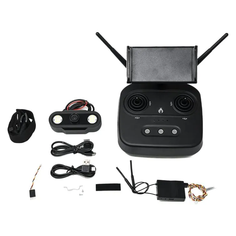 SKYDROID T10 2.4Ghz 10CH Remote Controller with T10 10-Channel Receiver and 3IN1 Camera