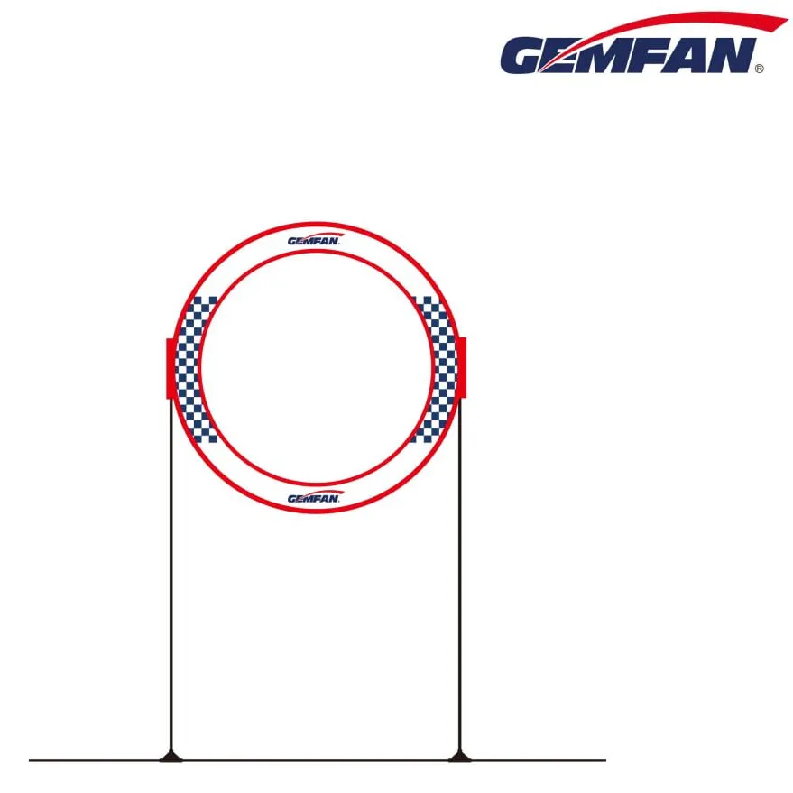 Gemfan 78cm Circle Race Gate with Base Tools