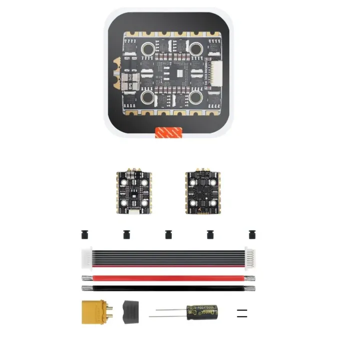 NewBeeDrone Hummingbird 200 RaceSpec 80A 4-in-1 ESC (3–6S, AM32, 20x20)