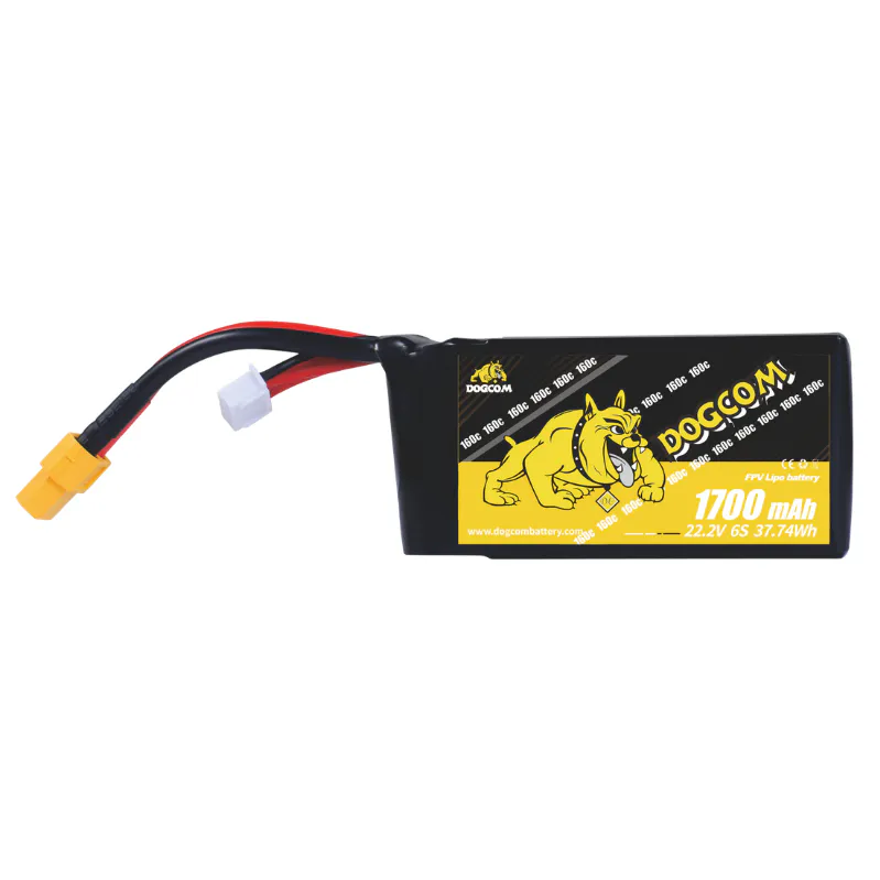 DOGCOM 6S 1700mAh 160C LiPo Battery (XT60)