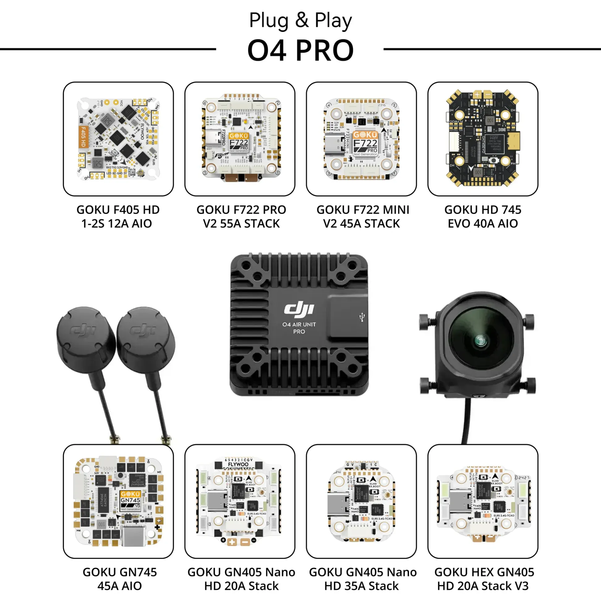 Flywoo GOKU GN405 Nano HD 35A Stack V3 with ELRS