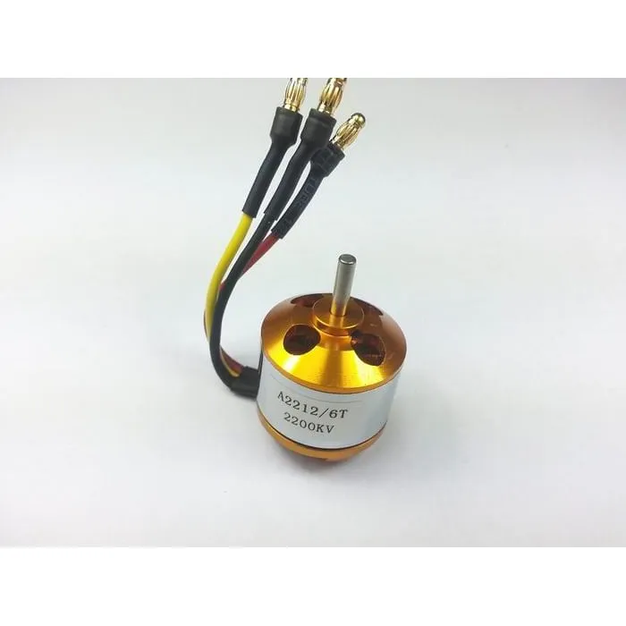 A2212 6T 2200KV Brushless Motor with Connectors