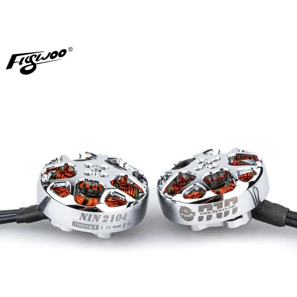 Flywoo NIN 2104 Ultralight FPV Motor Silver