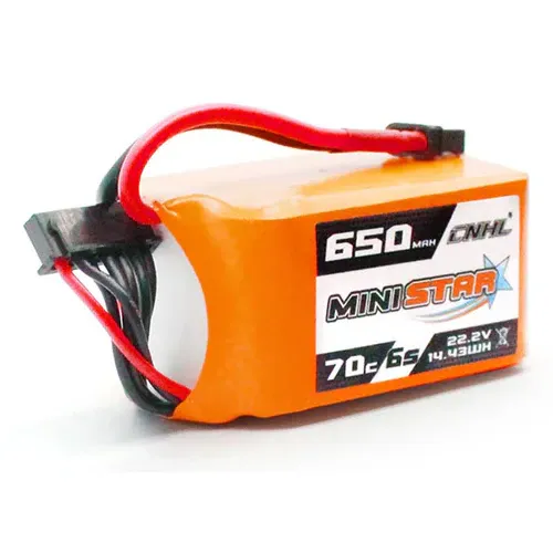 CNHL MiniStar 650mAh 6S 70C LiPo Battery