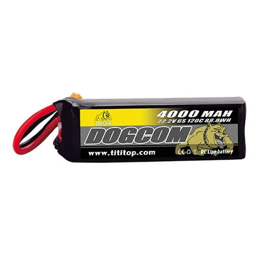 DOGCOM 6S 4000mAh 120C LiPo Battery (XT90)