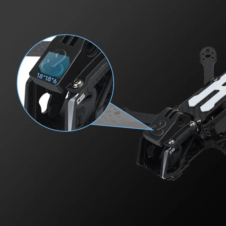 DeepSpace SEEKER5 FPV Frame for DJI O4 PRO