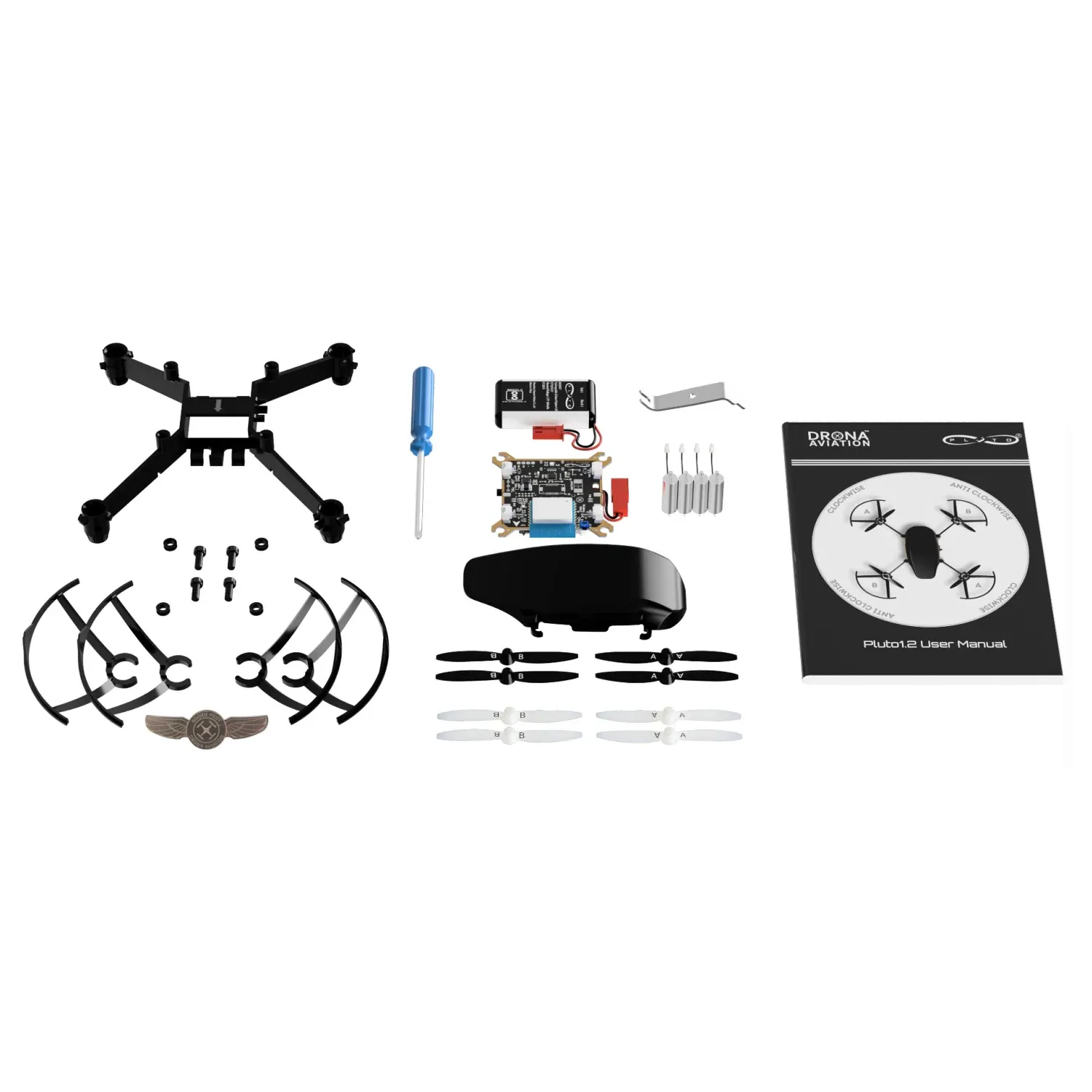 Pluto 1.2 DIY Educational Nano Drone Kit