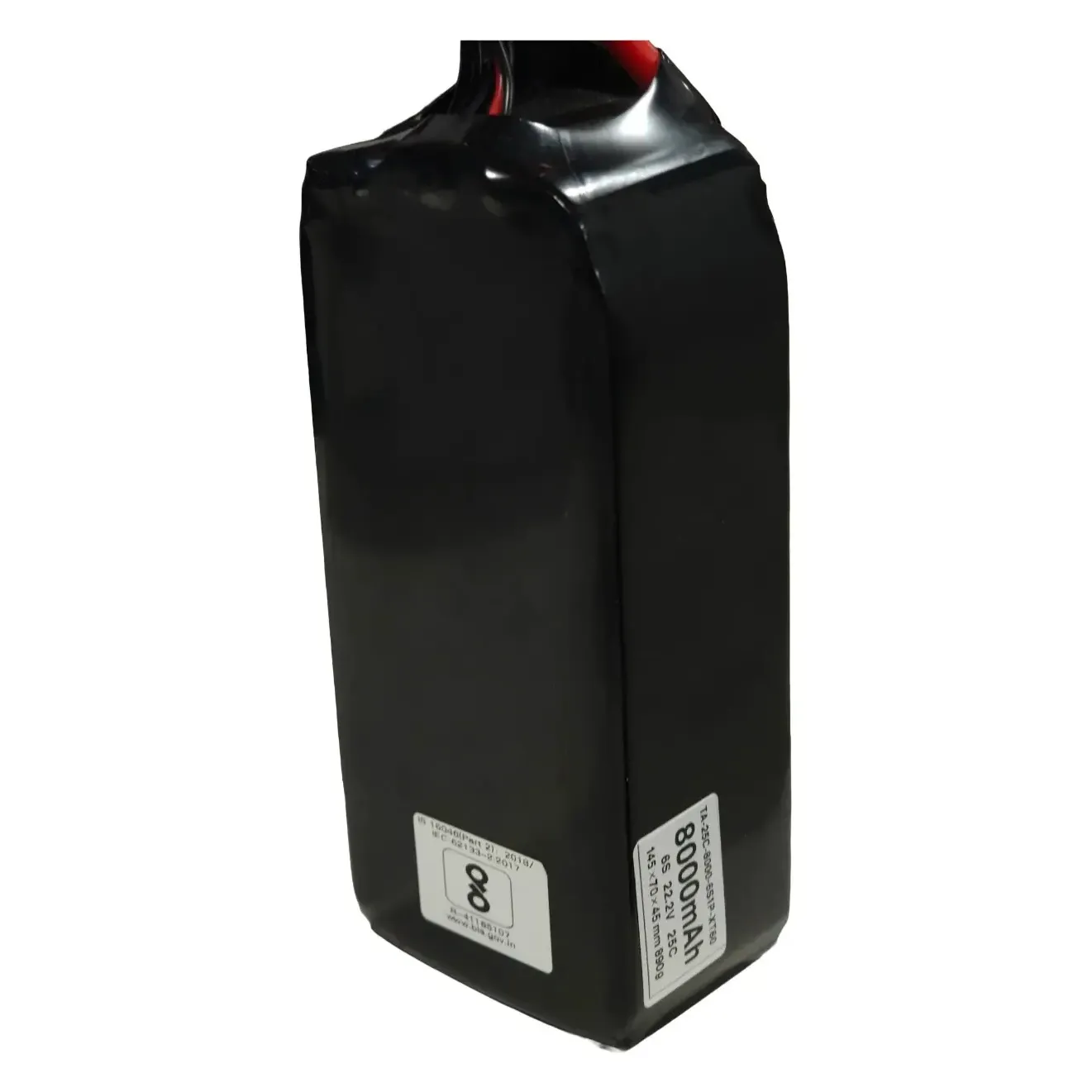 8000mAh 6S1P 30C LiHV Semi-Solid State Battery with XT60