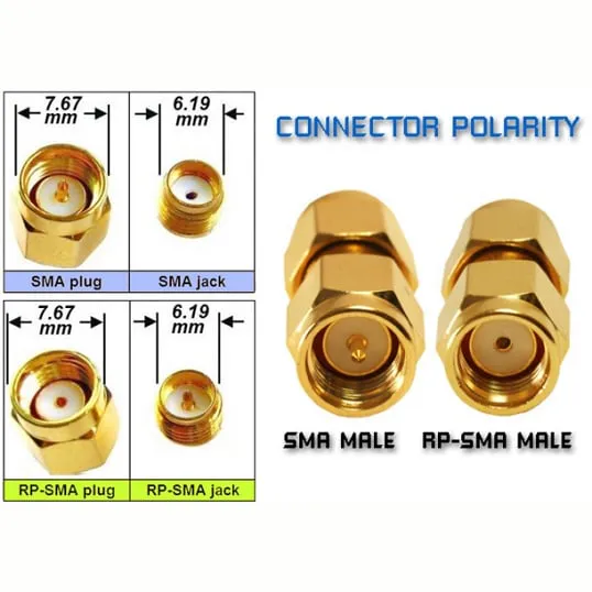 Generic 5.8G 3dBi FPV Antenna Pair SMA-Male RHCP