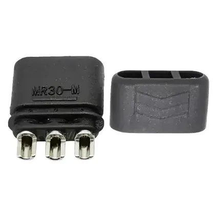 Amass MR30 3 Pin Connector (Black)