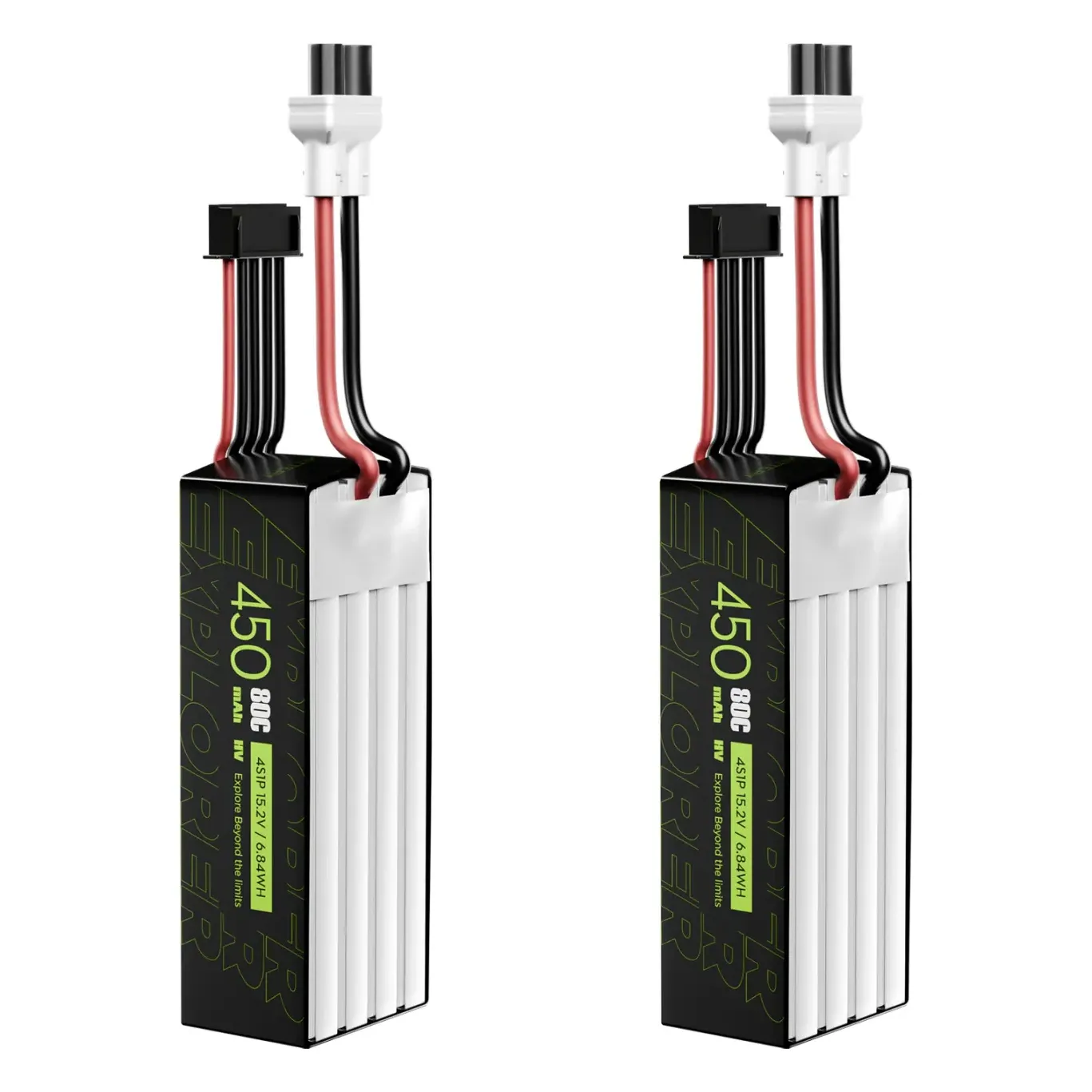 Flywoo Explorer 450mAh LiHV 4S 80C Battery XT30 (2PCS)