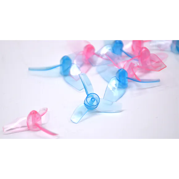 Transparent 31mm 3-Blade Micro Whoop Propellers (0.8mm Shaft)