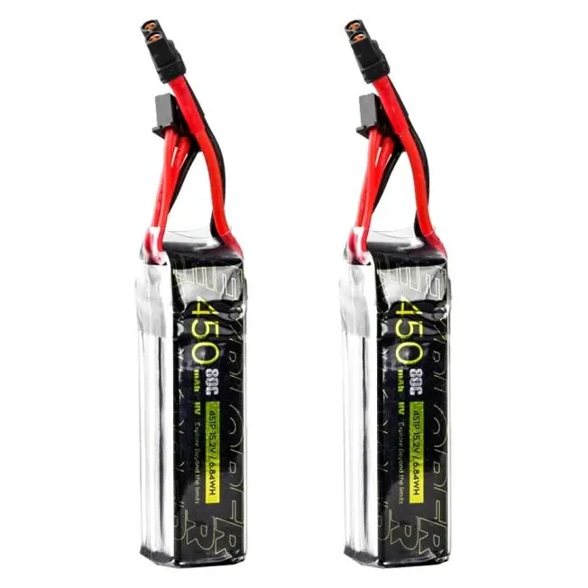Flywoo Explorer 450mAh LiHV 4S 80C Battery XT30 (2PCS)