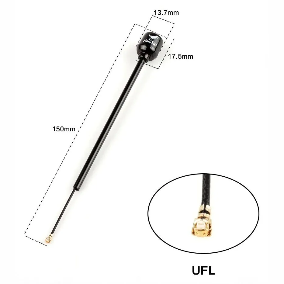 HGLRC Long Range Hammer Mini 5.8GHz 2.5dBi Antenna (LHCP)