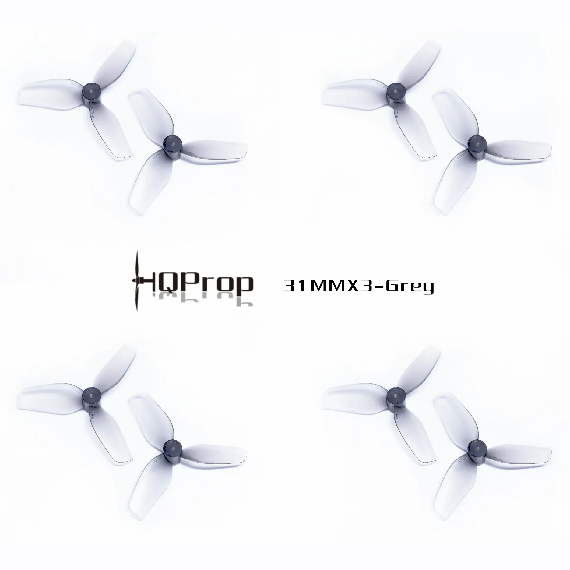 HQProp Ultralight Whoop Prop 31mm 1.2x1.1x3 (2CW+2CCW) 1mm Shaft