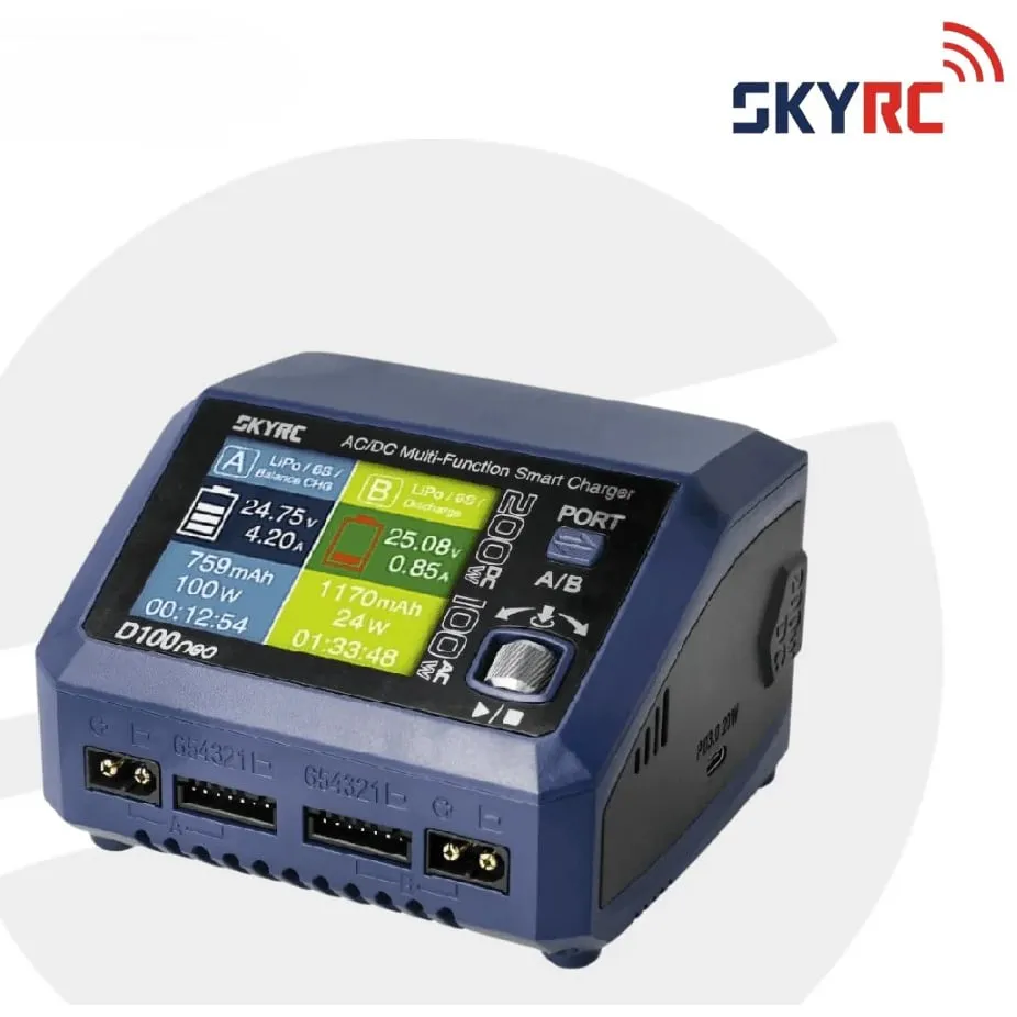SkyRC D100 Neo Dual 2x100W AC/DC Charger