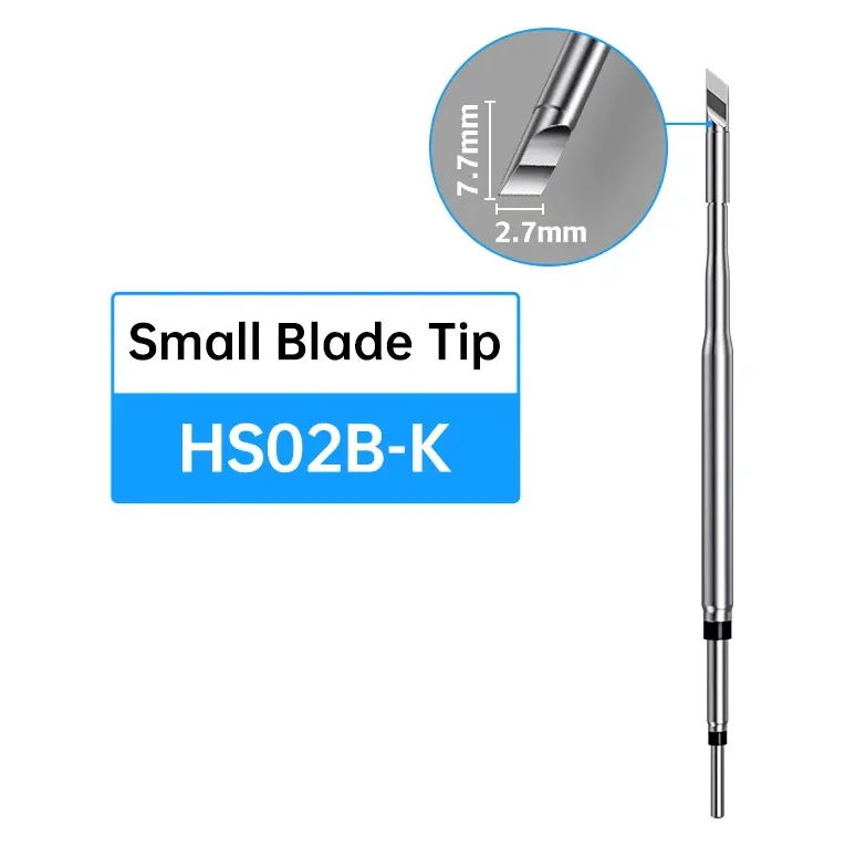 FNIRSI HS-02 Soldering Iron Tips — Model: HS02B-K