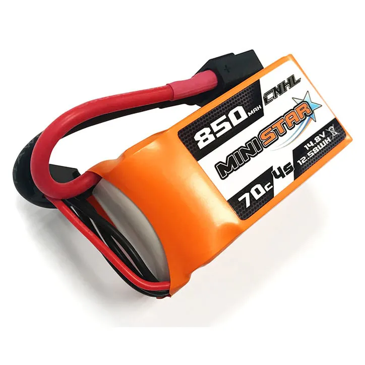 CNHL MiniStar 850mAh 4S 14.8V 70C LiPo Battery
