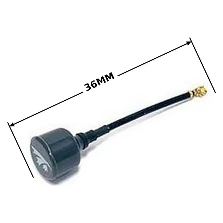 TrueRC Singularity 5.8 U.FL Short Antenna (36mm) — Polarization: LHCP