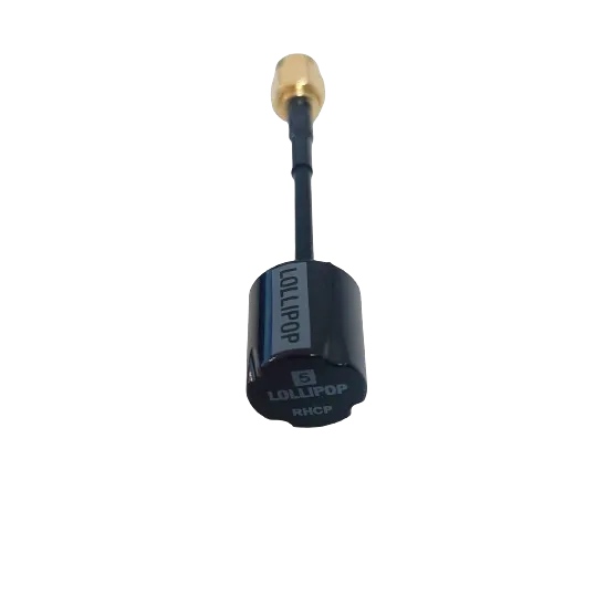 Mini Lollipop 5.8G RHCP FPV Antenna 60mm SMA (Black)